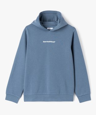Sweat à capuche style streetwear garçon vue1 - PREMIER PRIX BY GEMO - GEMO