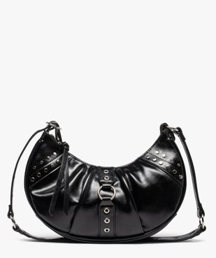 Sac besace femme demi-lune look rock vue1 - GEMO (ACCESS) - GEMO