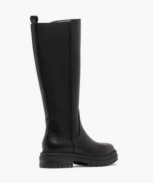 Bottes avec tige bi-matière à semelle crantée femme vue4 - 5 MILES - GEMO