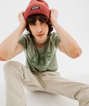 Tee-shirt manches courtes imprimé homme - Camps United vue7 - CAMPS GEMO FOR GOOD - GEMO