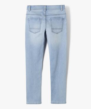 Jean coupe slim taille ajustable garçon vue4 - GEMO (JUNIOR) - GEMO