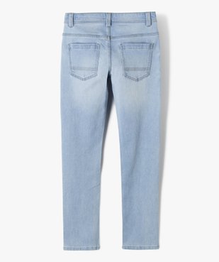 Jean coupe slim taille ajustable garçon vue8 - GEMO (JUNIOR) - GEMO
