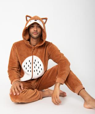 Combinaison pyjama homme motif renard vue2 - GEMO(HOMWR HOM) - GEMO
