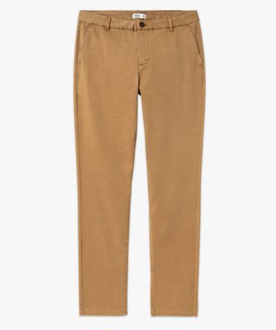 Pantalon chino coupe Slim homme vue4 - GEMO 4G HOMME - GEMO