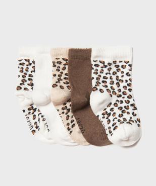 Chaussettes hautes bébé fille vue1 - GEMO 4G BEBE - GEMO
