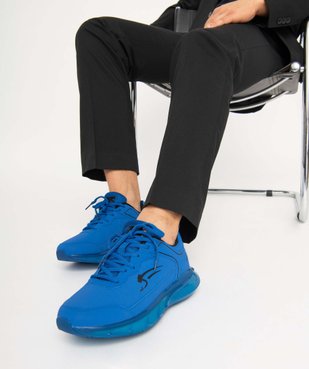 Baskets homme running dessus mat uni - Airness vue1 - AIRNESS - GEMO