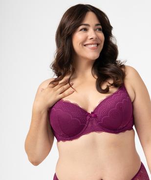 Soutien-gorge grande taille à armatures et coques fines  vue1 - GEMO(HOMWR FEM) - GEMO