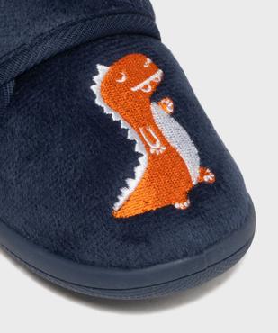 Chaussons bottillons en velours imprimé garçon  vue6 - GEMO 4G GARCON - GEMO