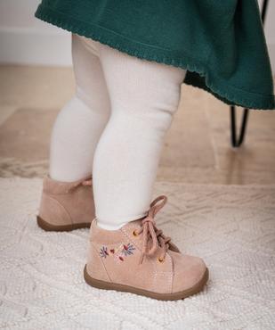 Chaussures premiers pas dessus cuir bébé fille - NA! vue1 - NA! - GEMO