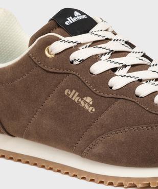 Baskets dessus suédine avec patch métallisé au talon femme - Ellesse vue4 - ELLESSE - GEMO