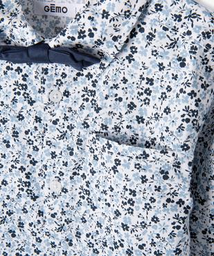 Chemise fleurie avec noeud papillon amovible garçon vue3 - GEMO (ENFANT) - GEMO