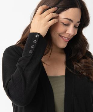 Gilet long porté ouvert femme grande taille vue3 - GEMO (G TAILLE) - GEMO