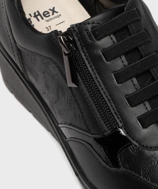 Baskets confort à talon compensé femme vue6 - G'FLEX - GEMO