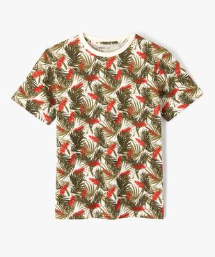 Tee-shirt imprimé à manches courtes garçon vue1 - GEMO (JUNIOR) - GEMO