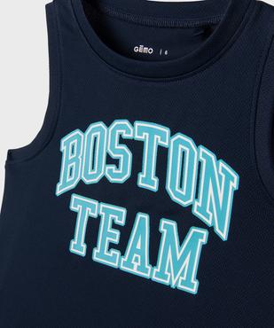 Débardeur de sport inscription Boston garçon vue2 - GEMO (ENFANT) - GEMO
