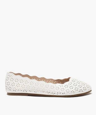 Ballerines à motifs ajourés et col ondulé femme - Valentina Baldano vue2 - VALENTINA BALDA - GEMO