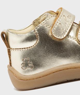 Chaussures premiers pas en cuir bébé fille - LuluCastagnette vue6 - LULUCASTAGNETTE - GEMO