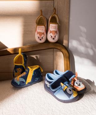 Chaussons montants zippés en velours imprimés Simba - Le Roi Lion vue7 - ROI LION - GEMO