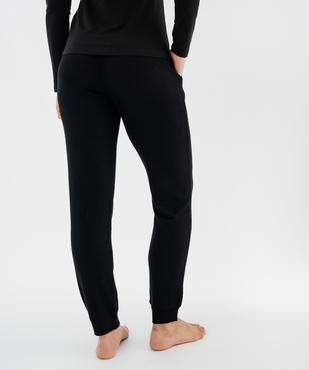 Pantalon de pyjama en maille fine femme vue3 - GEMO 4G FEMME - GEMO