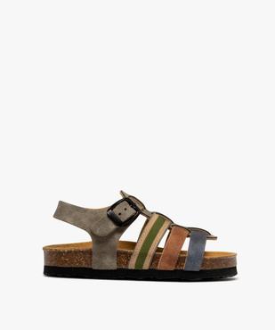 Sandales multibrides à semelle intérieure cuir ergonomique garçon vue1 - BUGGY GEMO FOR GOOD - GEMO