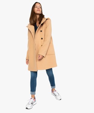 Jean femme en polyester recyclé avec finitions bord-franc vue5 - GEMO 4G FEMME - GEMO