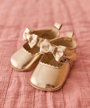Chaussons de naissance babies métallisées bébé fille - LuluCastagnette vue6 - LULU CASTAGNETTE GEMO FOR GOOD - GEMO
