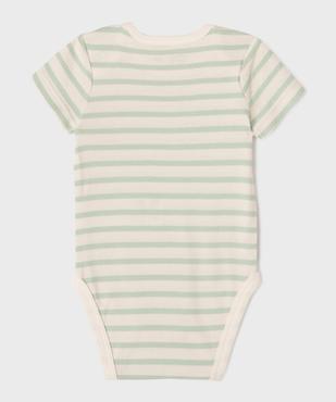 Body à manches courtes esprit marin bébé garçon (lot de 3) vue4 - GEMO 4G BEBE - GEMO