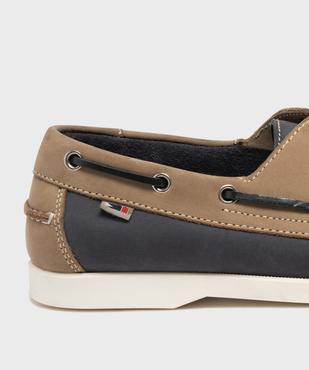 Chaussures bateau bicolore - Tanéo vue6 - TANEO - GEMO