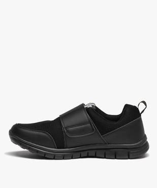 Baskets homme style running unies sans lacets - Beppi vue3 - GEMO (CONFORT) - GEMO