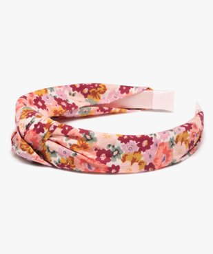 Serre-tête fille à motif fleuris effet noué vue1 - GEMO (ACCESS) - GEMO