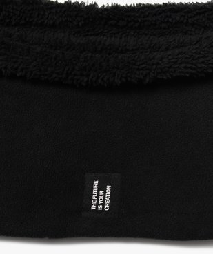 Snood en polaire doublé sherpa garçon vue2 - GEMO (JUNIOR) - GEMO
