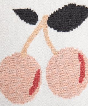 Pull en maille épaisse avec message bébé fille vue2 - GEMO(BEBE DEBT) - GEMO