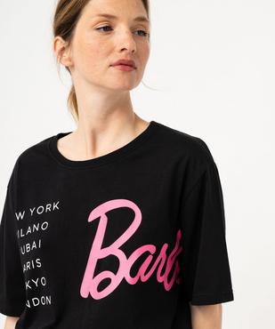 Tee-shirt manches courtes imprimé femme - Barbie vue2 - BARBIE - GEMO