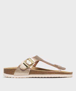 Sandales à entredoigt et semelle intérieure cuir anatomique femme - Valentina Baldano vue1 - VALENTINA BALDA - GEMO