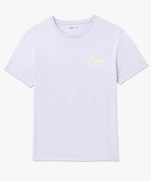 Tee-shirt manches courtes avec inscription fluo homme vue4 - GEMO (HOMME) - GEMO