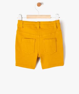 Short slim uni en toile extensible bébé garçon vue4 - GEMO(BEBE DEBT) - GEMO