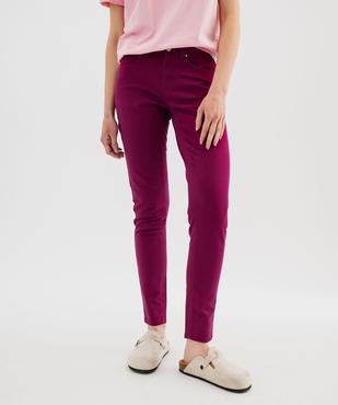 Pantalon coupe Slim taille normale femme vue1 - GEMO 4G FEMME - GEMO
