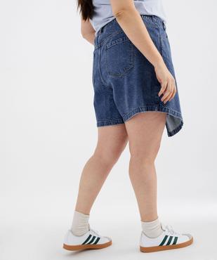 Jupe short en jean femme grande taille vue7 - GEMO (G TAILLE) - GEMO
