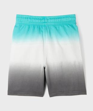 Bermuda en coton avec taille élastique garçon vue3 - GEMO (ENFANT) - GEMO