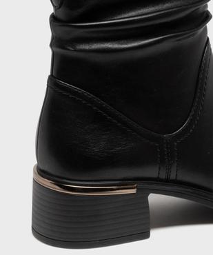 Bottines avec tige effet drapé femme - Valentina Baldano vue6 - VALENTINA BALDA - GEMO