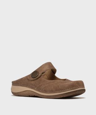 Mules confort esprit babies fermeture scratch femme vue2 - G'FLEX - GEMO