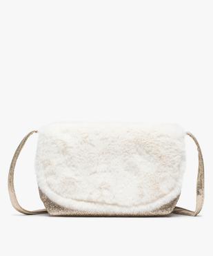 Sac fille pailleté avec rabat en peluche vue1 - GEMO (ENFANT) - GEMO