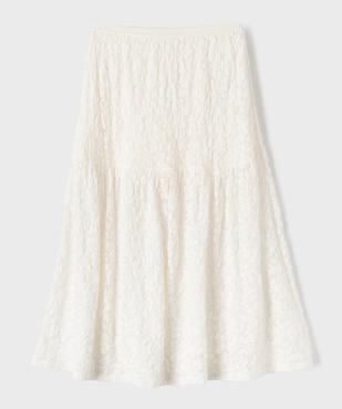 Jupe longue en dentelle avec doublure short fille vue3 - GEMO (JUNIOR) - GEMO