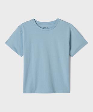 Tee-shirt manches courtes imprimé dos fille vue1 - GEMO 4G FILLE - GEMO