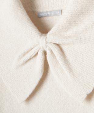 Pull en maille douce à grand col fantaisie fille - LuluCastagnette vue3 - LULUCASTAGNETTE - GEMO