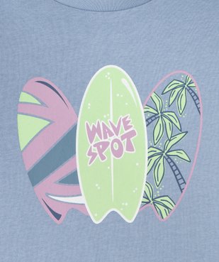 Tee-shirt à manches courtes avec motif surf bébé garçon vue2 - GEMO 4G BEBE - GEMO