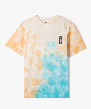 Tee-shirt manches courtes tie-and-dye garçon vue2 - GEMO (JUNIOR) - GEMO