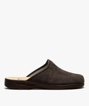 Chaussons homme mules unies à bout fermé vue1 - GEMO(HOMWR HOM) - GEMO