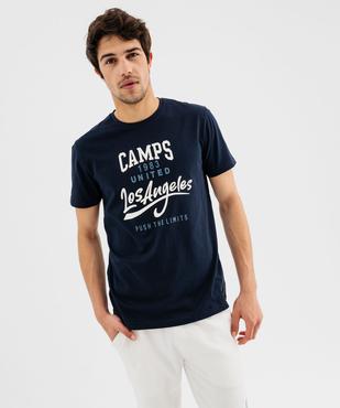Tee-shirt manches courtes imprimé homme - Camps United vue2 - CAMPS GEMO FOR GOOD - GEMO