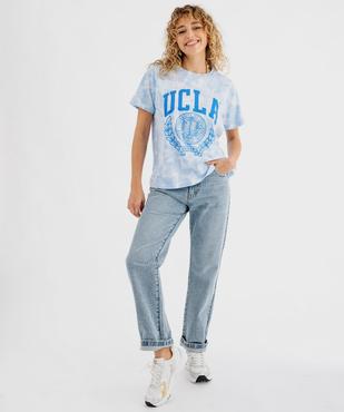 Tee-shirt manches courtes avec motif XXL femme - UCLA vue4 - UCLA - GEMO